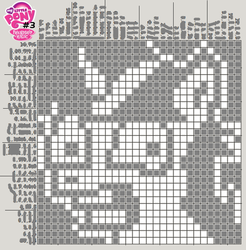 Size: 727x739 | Tagged: safe, twilight sparkle, g4, female, nonogram, paint by numbers, picross, puzzle, solo, twilight snapple