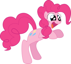 Size: 5453x4894 | Tagged: safe, artist:petalierre, pinkie pie, g4, absurd resolution, female, simple background, solo, transparent background, vector