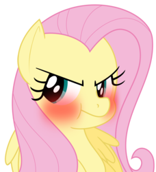 Size: 5276x5789 | Tagged: safe, artist:petalierre, fluttershy, g4, absurd resolution, blushing, cute, female, fluttertsun, shyabetes, solo, tsundere