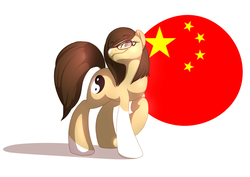 Size: 2810x1990 | Tagged: safe, artist:petalierre, oc, oc only, pony, china, crossover, hetalia, ponified, solo
