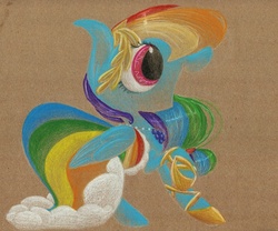 Size: 984x820 | Tagged: safe, artist:getchanoodlewet, rainbow dash, g4, clothes, dress, female, gala dress, solo, traditional art