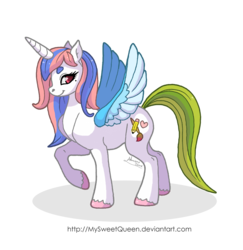 Size: 2040x2100 | Tagged: safe, artist:almairis, oc, oc only, oc:cosmic, alicorn, pony, alicorn oc, solo