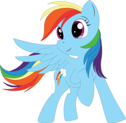 Size: 3292x3199 | Tagged: safe, artist:bioniclegahlok, rainbow dash, g4, female, simple background, solo, transparent background, vector