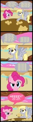 Size: 880x3215 | Tagged: safe, artist:cartoon-admirer, derpy hooves, pinkie pie, pegasus, pony, g4, comic, female, mare, muffin