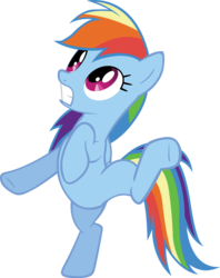 Size: 2260x2858 | Tagged: safe, artist:ocarina0ftimelord, rainbow dash, pegasus, pony, fall weather friends, g4, bipedal, female, looking up, simple background, solo, standing, standing on one leg, transparent background, vector