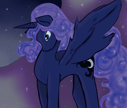 Size: 965x827 | Tagged: safe, artist:3mo-ame, princess luna, g4, female, solo