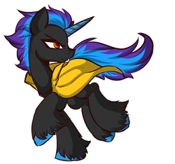 Size: 1600x1500 | Tagged: safe, artist:ceehoff, oc, oc only, pony, unicorn, cape, clothes, solo