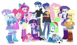 Size: 2054x1220 | Tagged: safe, artist:dm29, alumnus shining armor, applejack, dean cadance, flash sentry, fluttershy, pinkie pie, princess cadance, rainbow dash, rarity, shining armor, trixie, twilight sparkle, earth pony, human, pegasus, pony, unicorn, equestria girls, g4, applejack's hat, balloon, blushing, boop, colt, colt flash sentry, colt shining armor, cowboy hat, cute, cutedance, dashabetes, diapinkes, diasentres, diatrixes, duality, equestria girls-ified, female, filly, filly applejack, filly cadance, filly fluttershy, filly pinkie pie, filly rainbow dash, filly rarity, filly trixie, filly twilight sparkle, football, hat, hnnng, holding a pony, human ponidox, jackabetes, julian yeo is trying to murder us, male, mane six, peanut butter crackers, pony pet, raribetes, shining adorable, shyabetes, simple background, sleeping, square crossover, teen princess cadance, teenage shining armor, transparent background, twiabetes, twolight, whining, younger