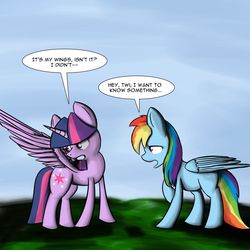 Size: 1024x1024 | Tagged: safe, artist:geneticanomaly, rainbow dash, twilight sparkle, alicorn, pony, g4, female, lesbian, mare, ship:twidash, shipping, tumblr, twilight sparkle (alicorn)