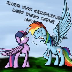 Size: 1024x1024 | Tagged: safe, artist:geneticanomaly, rainbow dash, twilight sparkle, alicorn, pony, g4, female, lesbian, mare, ship:twidash, shipping, tumblr, twilight sparkle (alicorn)