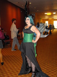 Size: 2736x3648 | Tagged: safe, artist:abbiegoth, queen chrysalis, human, g4, cosplay, irl, irl human, photo