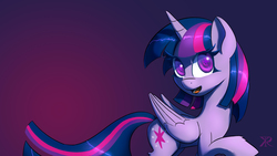 Size: 1920x1080 | Tagged: safe, artist:grissaecrim, twilight sparkle, alicorn, pony, g4, female, mare, solo, twilight sparkle (alicorn)