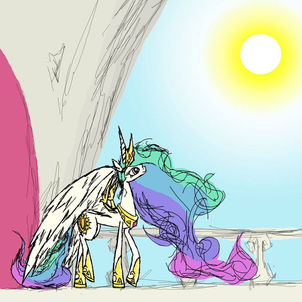 #410918 - dead source, safe, artist:php15, princess celestia, g4 ...
