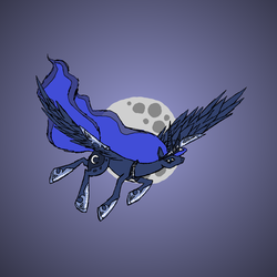 Size: 2000x2000 | Tagged: safe, artist:php15, princess luna, g4, female, moon, solo