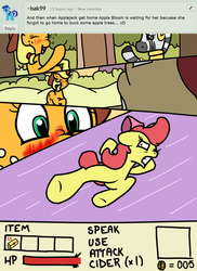 Size: 2500x3425 | Tagged: safe, artist:doggonepony, apple bloom, applejack, zecora, zebra, g4, comic, drunk aj 365