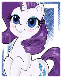 Size: 966x1213 | Tagged: safe, artist:mytoothless, rarity, g4, female, solo