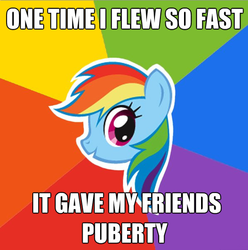 Size: 597x601 | Tagged: safe, rainbow dash, g4, advice meme, exploitable meme, female, meme, solo