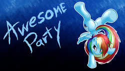 Size: 1920x1080 | Tagged: safe, artist:snus-kun, rainbow dash, g4, female, solo, wallpaper