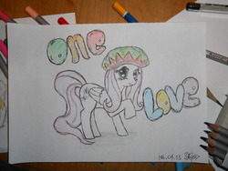 Size: 1600x1200 | Tagged: safe, artist:synch-anon, fluttershy, g4, female, irl, photo, rasta, reggae, solo