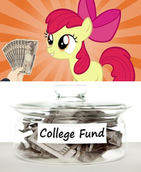 Size: 759x924 | Tagged: safe, apple bloom, g4, fistful of yen, meme