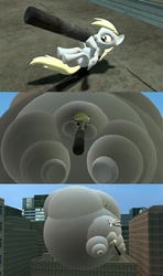 Size: 1366x2304 | Tagged: safe, artist:anon06952, derpy hooves, pegasus, pony, g4, 3d, air inflation, balloon, belly, big belly, bingo wings, bloated, bubble butt, butt, female, floating, gmod, helium, helium inflation, helium tank, huge, huge belly, huge butt, hyper, hyper belly, hyper butt, impossibly large belly, impossibly large butt, inflated hooves, inflation, large butt, mare, missing cutie mark, plot, thighs, thunder thighs, wat