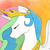 Size: 500x500 | Tagged: safe, artist:dunnowhattowrite, princess celestia, g4, crying, female, solo