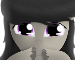 Size: 1181x944 | Tagged: safe, artist:untalentedude, octavia melody, g4, cute, female, happy, hooves, solo, unshorn fetlocks