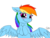 Size: 1600x1200 | Tagged: safe, artist:mariokid97, rainbow dash, g4, blushing, female, solo