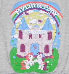 Size: 500x537 | Tagged: safe, majesty, g1, clothes, dream castle, female, hoodie, merchandise