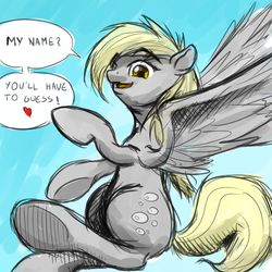 Size: 1280x1280 | Tagged: safe, artist:mykegreywolf, derpy hooves, pegasus, pony, g4, female, mare, solo