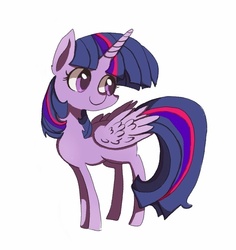 Size: 768x815 | Tagged: safe, artist:berryden, twilight sparkle, alicorn, pony, g4, female, mare, solo, twilight sparkle (alicorn)