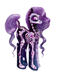 Size: 800x1010 | Tagged: safe, artist:magexp, pony, ponified, skull, solo