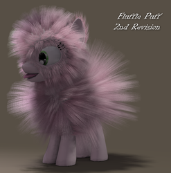 Size: 606x614 | Tagged: safe, artist:kawa, oc, oc only, oc:fluffle puff, 3d, palindrome get, poser, solo, wip