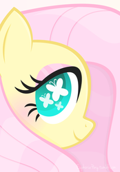 Size: 1280x1839 | Tagged: safe, artist:vivian reed, fluttershy, g4, close-up, female, solo, vector, wingding eyes