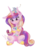 Size: 800x1000 | Tagged: safe, artist:ni-xi, princess cadance, g4, female, flower, simple background, solo, transparent background, younger