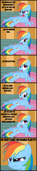 Size: 900x4127 | Tagged: safe, artist:jackiephantom13, rainbow dash, pegasus, pony, g4, party of one, comic, gary takes a bath, spongebob squarepants