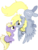 Size: 6000x7941 | Tagged: safe, artist:agamnentzar, artist:mactavish1996, derpy hooves, dinky hooves, pegasus, pony, g4, :t, absurd resolution, boop, chest fluff, cute, equestria's best mother, eye contact, female, fluffy, flying, mare, noseboop, simple background, sitting, smiling, spread wings, transparent background, vector