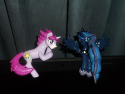 Size: 4288x3216 | Tagged: safe, artist:deadheartmare, princess luna, oc, pony, unicorn, g4, customized toy, irl, photo, toy