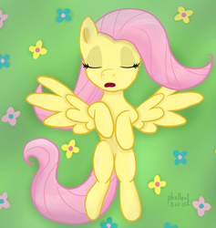 Size: 870x919 | Tagged: safe, artist:phallen1, fluttershy, g4, female, sleeping, snoring, solo