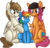 Size: 533x510 | Tagged: safe, artist:littlepinkalpaca, featherweight, scootaloo, oc, oc:rainbow blitz, pegasus, pony, ask the future crusaders, g4, adopted offspring, bandana, blind, colt, male, not rainbow dash, offspring, older, parent:featherweight, parent:rainbow dash, parent:scootaloo, parent:soarin', parents:scootaweight, parents:soarindash, ship:scootaweight, shipping, simple background, straight, transparent background