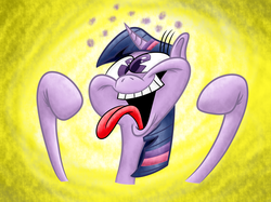 Size: 2592x1936 | Tagged: safe, artist:nocturnalmeteor, twilight sparkle, g4, derp, faic, female, solo, tongue out, twilight snapple