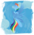 Size: 901x916 | Tagged: safe, artist:rariedash, part of a set, rainbow dash, pegasus, pony, g4, cloud, female, flying, hooves, lineless, mare, open mouth, sky, solo, wings