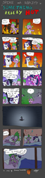 Size: 1280x4985 | Tagged: safe, artist:greenlinzerd, rarity, spike, twilight sparkle, g4, comic, female, male, older, ship:sparity, shipping, straight