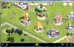 Size: 1040x660 | Tagged: safe, gameloft, cup cake, twilight sparkle, android, g4, my little pony: magic princess, bluestacks app player, microsoft windows, mobile game, windows vista