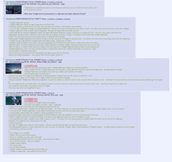 Size: 1364x1284 | Tagged: safe, fluttershy, pinkie pie, rainbow dash, rarity, spike, twilight sparkle, nightmare forces, g4, /mlp/, 4chan, 4chan screencap, cheesy, death, greentext, nightmare twilight, text, tl;dr, ultraman, ultraman zero, zero darkness