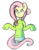 Size: 582x739 | Tagged: safe, fluttershy, anthro, g4, clothes, female, solo, sweater, sweatershy