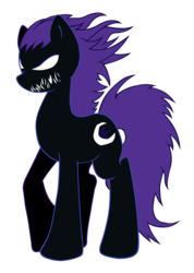 Size: 755x1059 | Tagged: dead source, safe, artist:makintosh91, oc, oc only, dark, eternal night, simple background, solo, transparent background, vector