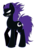 Size: 755x1059 | Tagged: dead source, safe, artist:makintosh91, oc, oc only, dark, eternal night, simple background, solo, transparent background, vector