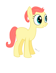 Size: 5000x6533 | Tagged: safe, artist:elusive, oc, oc only, oc:flutterby, earth pony, pony, absurd resolution, blank flank, female, mare, solo