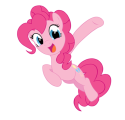 Size: 912x876 | Tagged: safe, artist:makintosh91, pinkie pie, g4, female, simple background, solo, transparent background, vector